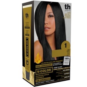 TH Pharma Farba na vlasy V-color čierna č. 1
