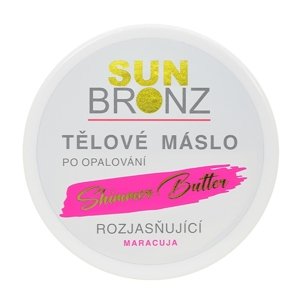 VIVACO SUN BRONZ Rozjasňujúce telové maslo po opaľovaní MARACUJA s glitrami 200ml