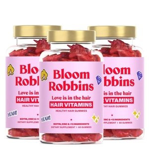 Bloom Robbins LOVE is in the HAIR Vitamíny na vlasy - GUMÍKY 60ks - 3 MESAČNÉ BALENIE