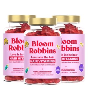 Bloom Robbins LOVE is in the HAIR Vitamíny na vlasy pre mamičky - GUMÍKY 60ks - 3 MESAČNÉ BALENIE