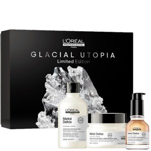 ĽOréal Professionnel Metal Detox TRIO Darčekový Set na zníženie lámavosti a zvýšenie lesku a kvality vlasov