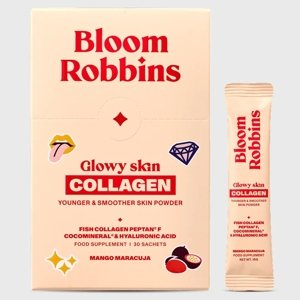 Bloom Robbins GLOWY SKIN Kolagénový nápoj pre žiarivú pleť s vitamínom C - 3 MESAČNÉ BALENIE
