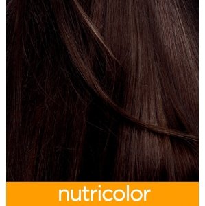 BIOKAP Nutricolor Farba na vlasy Kávová hnedá 4.06