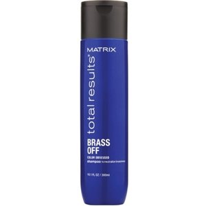 MATRIX Total Results Brass Off Šampón pre neutralizáciu teplých tónov pre zosvetlené brunetky 300ml