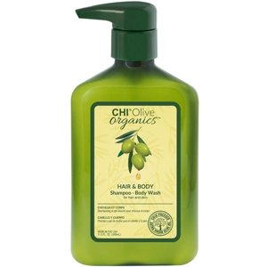 CHI Olive Organics Hair & Body Šampón na vlasy a sprchový šampón na telo 340ml