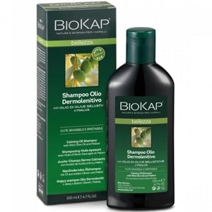 BIOKAP Bellezza Shampoo Olio Dermolenitivo Upokojujúci olejový šampón na vlasy 200ml