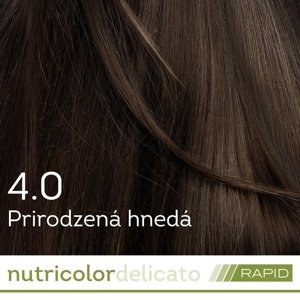BIOKAP Nutricolor Delicato RAPID Farba na vlasy Prirodzená hnedá 4.0
