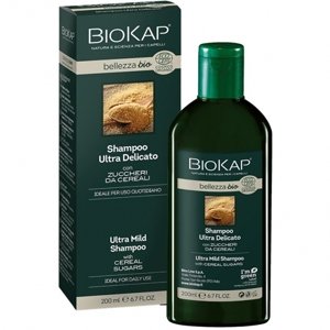 BIOKAP Bellezza BIO Shampoo Ultra Delicato Ultra jemný šampón s certifikátom 200ml