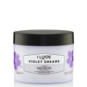 I Love Violet Dreams Body butter Telové maslo s vôňou kvetov 300ml
