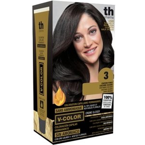 TH Pharma Farba na vlasy V-color tmavá hnedá č. 3