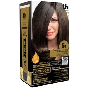 TH Pharma Farba na vlasy V-color svetlá hnedá popolavá č. 5.1