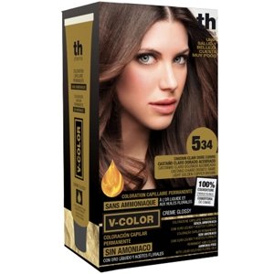 TH Pharma Farba na vlasy V-color svetlá zlatavo medeno hnedá č. 5.34