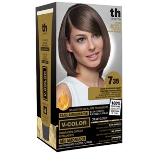 TH Pharma Farba na vlasy V-color stredne zlatistá mahagon blond č. 7.35