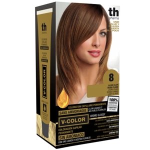 TH Pharma Farba na vlasy V-color svetlá blond č. 8