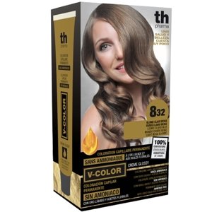 TH Pharma Farba na vlasy V-color svetlá béžová blond č. 8.32