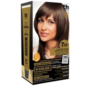 TH Pharma Farba na vlasy V-color stredne zlatistá perlovo zlatá č. 7.23