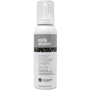 Milk Shake Colour Whipped Cream Farebná bezoplachová vyživujúca pena 100ml - LIGHT GREY