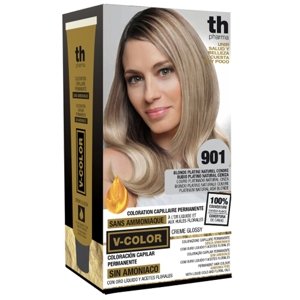 TH Pharma Farba na vlasy V-color platinovo popolavá blond č. 901