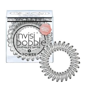 Invisibobble Power Špirálové gumičky Crystal Clear 3ks