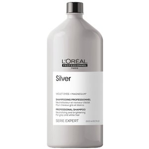 ĽOréal Professionnel Série Expert Silver Rozjasňujúci šampón pre sivé a biele vlasy - 1500ml