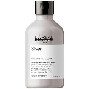ĽOréal Professionnel Série Expert Silver Rozjasňujúci šampón pre sivé a biele vlasy - 300ml