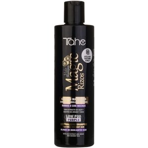 TAHE Magic Rizos LOW POO Purple Hydratačný tónovací šampón pre blond alebo melírované vlasy 300ml